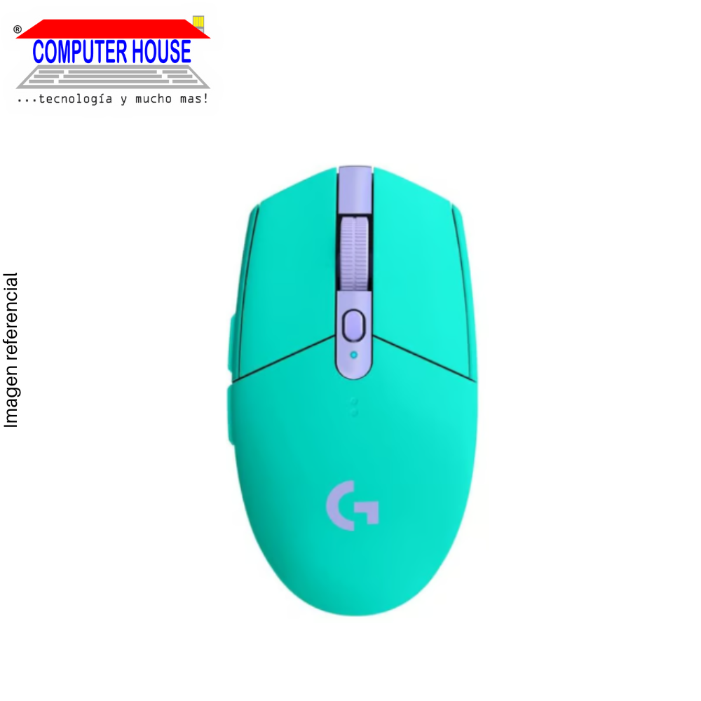 LOGITECH G305 Wireless Mouse, Mint, USB Receiver.