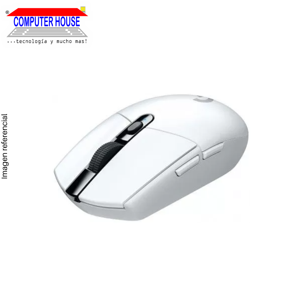LOGITECH G305 Wireless Mouse, White, USB Receiver.