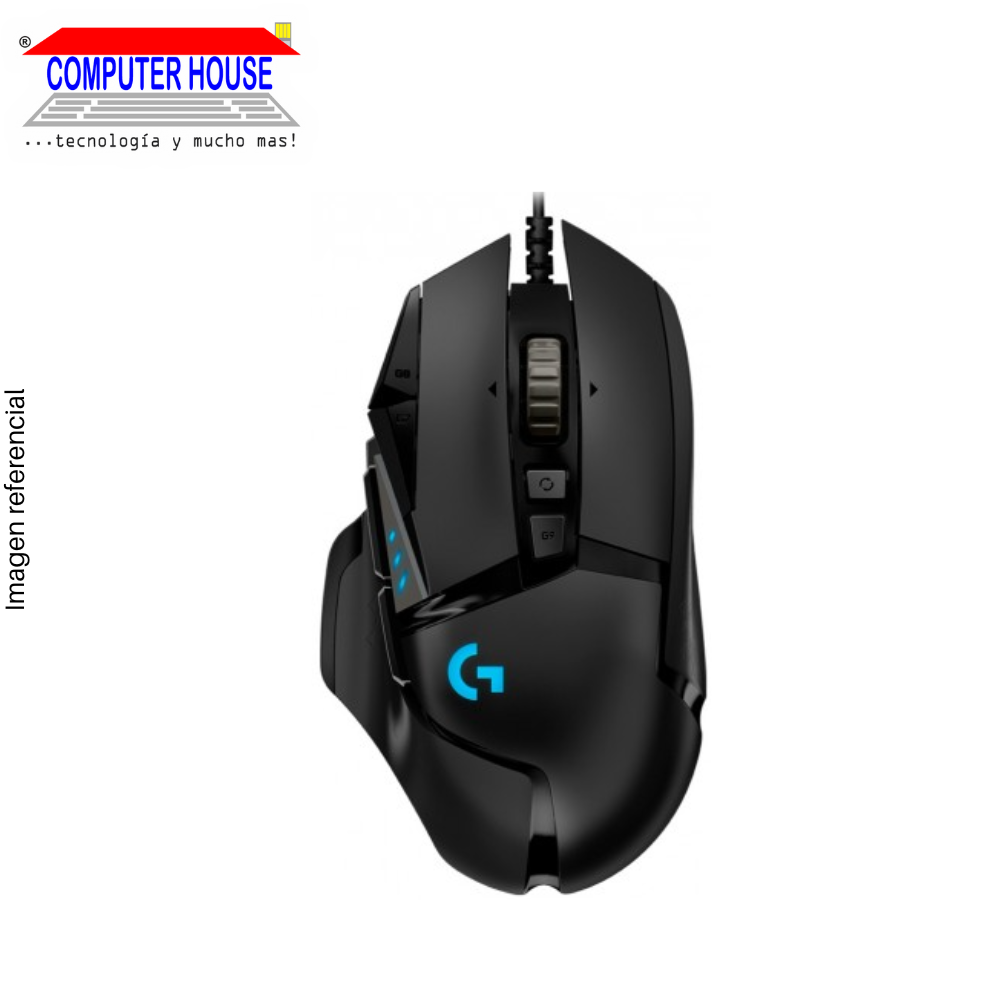 LOGITECH G502 Ligthspeed Wireless Gamer Mouse, 16K, color: black. (910-005565) 