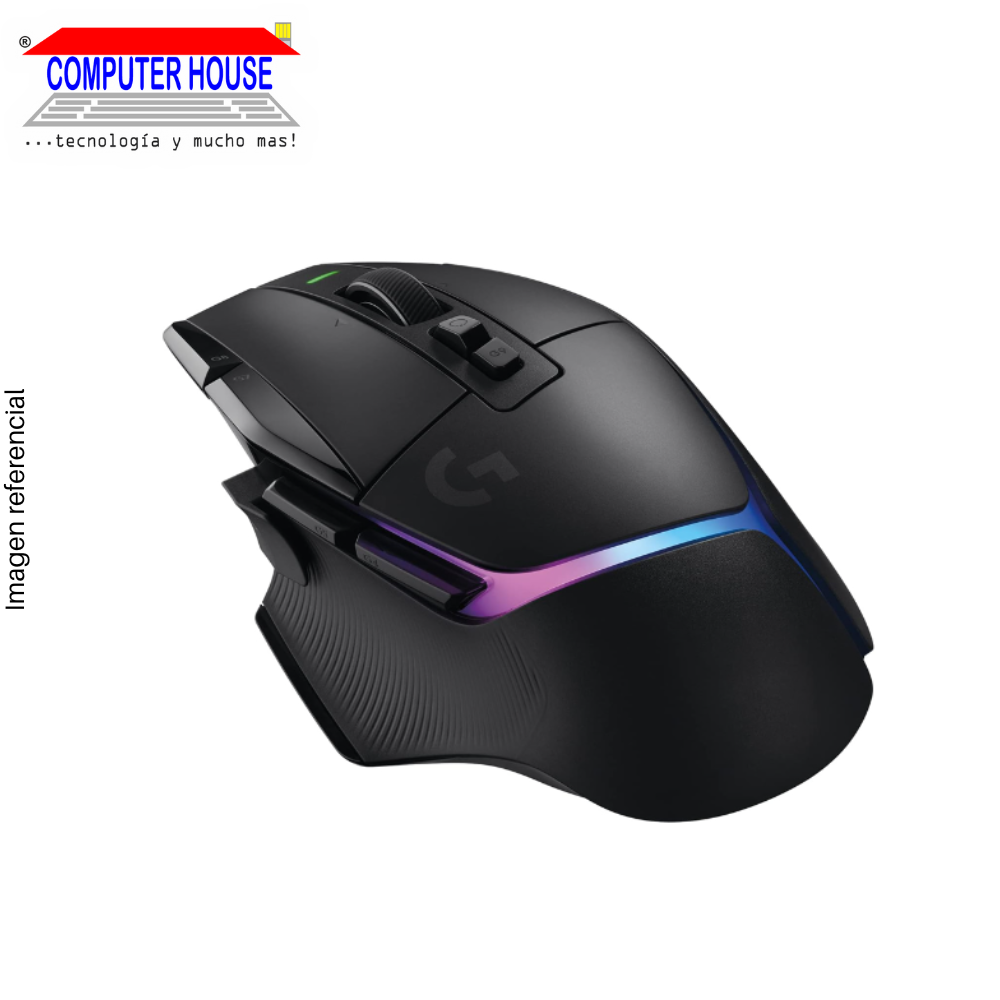 Mouse Inalámbrico LOGITECH G502 X Plus, Lightspeed 25K DPI, Lightforce/Lightsync RGB, black.