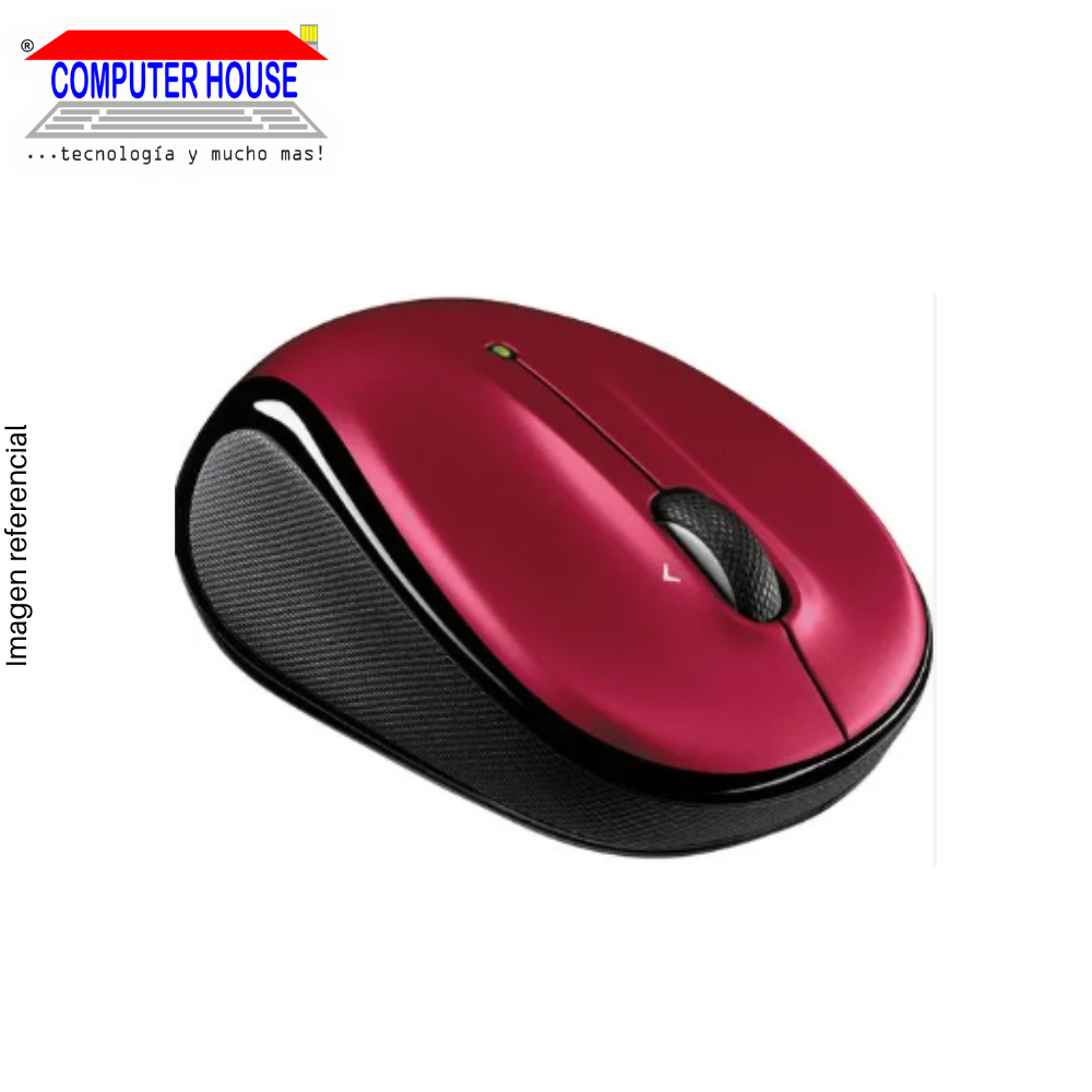 LOGITECH M325 Wireless Mouse, Red, USB Receiver. 