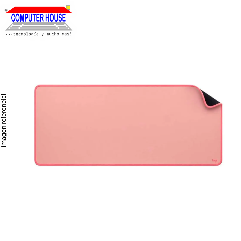 LOGITECH Desk Mat Mouse Pad Rose 30x70cm, Anti-splash (956-000048). 