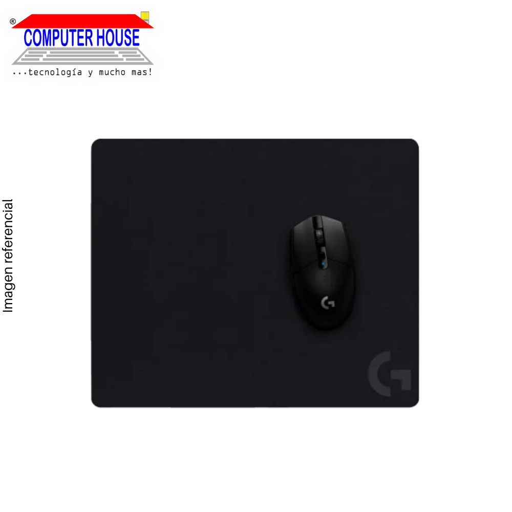 LOGITECH G240 Cloth Medium Mouse Pad, Black (943-000783).