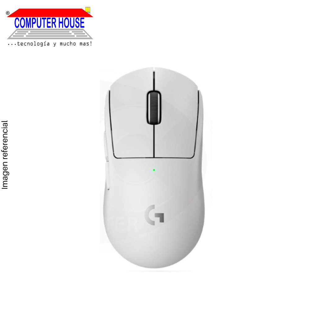Mouse Inalámbrico LOGITECH G Pro X Superlight 2, wireless, lightspeed, lightforce, white.