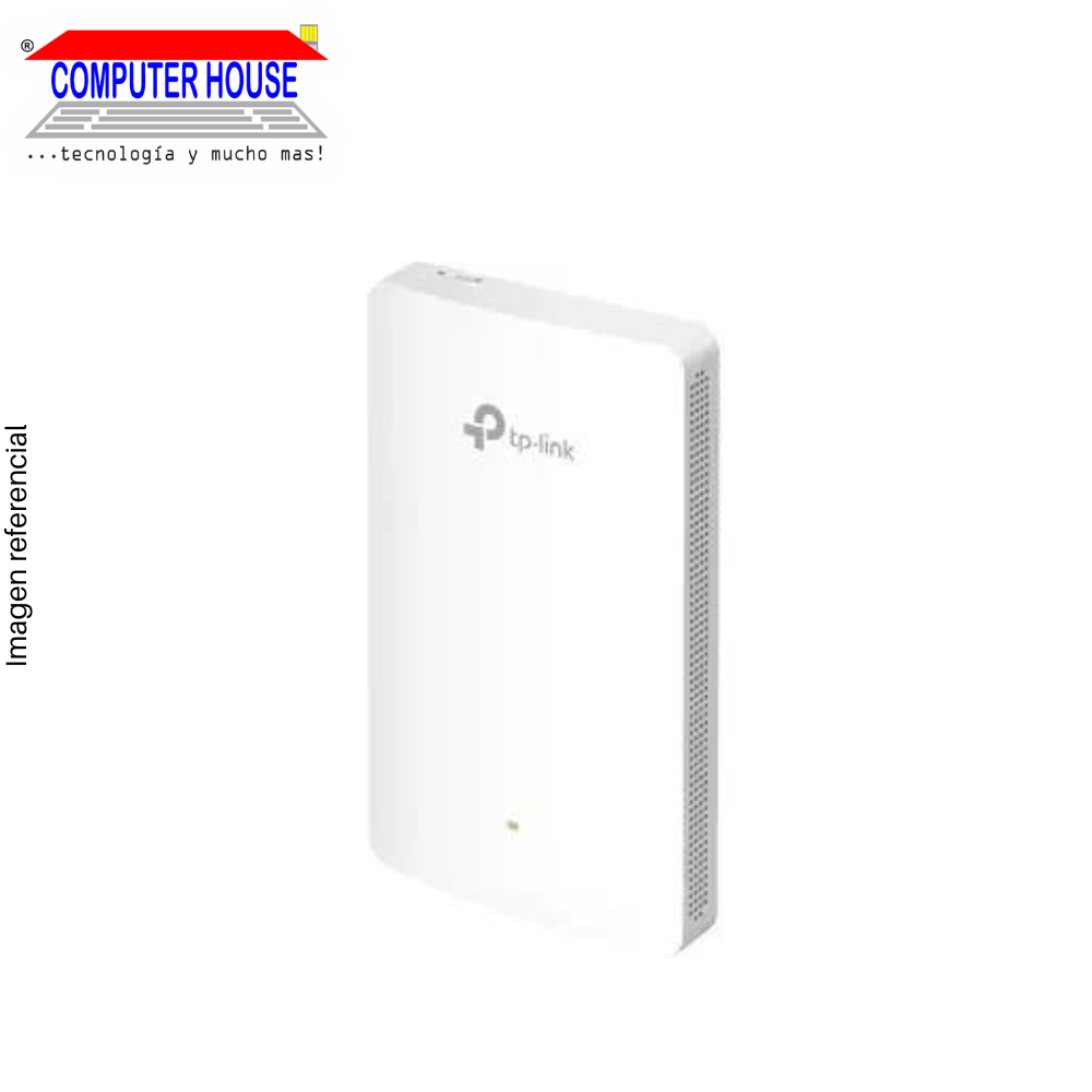 Access Point/Repeaters TP-LINK EAP225-WALL, AC1200, MU-MIMO, Dual Band 2.4GHz (up to 300Mbps) and 5GHz (up to 867Mbps).