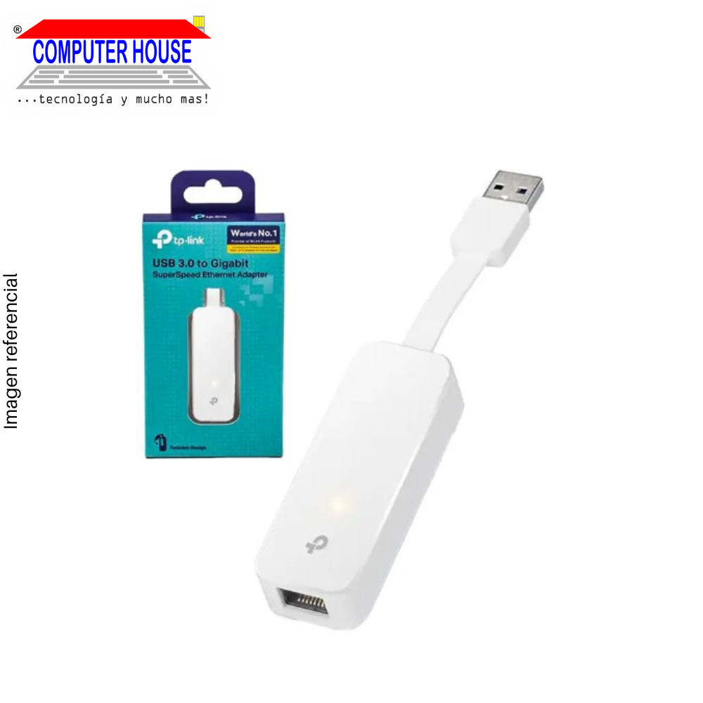 TP-LINK TL-UE300 Ethernet to USB Network Adapter, 10/100/1000Mbps Gigabit, USB 3.0