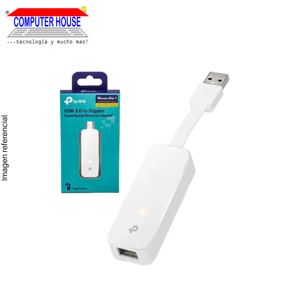 Adaptador de Red TP-LINK TL-UE300, USB-A 3.0 a 1x Ethernet 10/100/1000Mbps Gigabit.