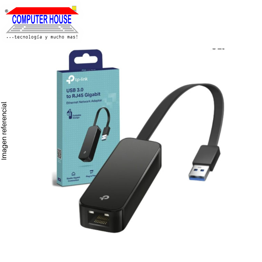TP-LINK TL-UE306 Ethernet to USB Network Adapter, 10/100/1000Mbps Gigabit, USB 3.0 