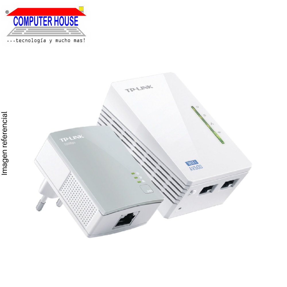 Access Point/Repeaters TP-LINK TL-WPA4220KIT, PowerLine, AV500, 2.4GHz (up to 300Mbps).