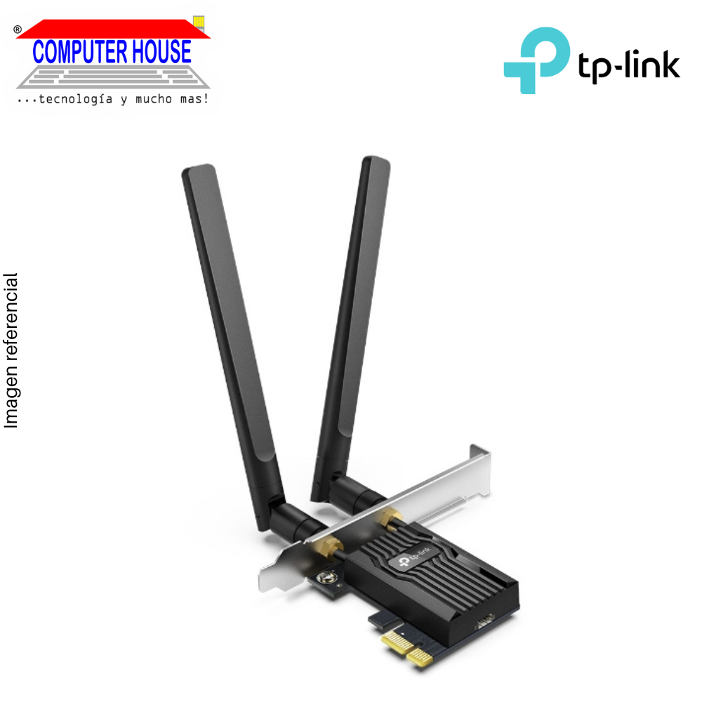 Tarjeta Wi-Fi & Bluetooth 5.2  TP-LINK Archer TX55E AX3000, PCIe.