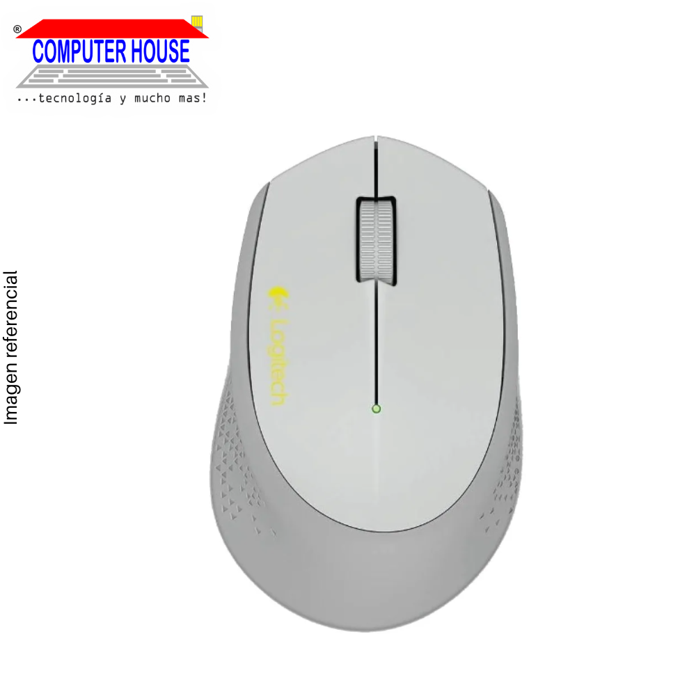 LOGITECH M280 Wireless Mouse, Grey, USB Receiver. 
