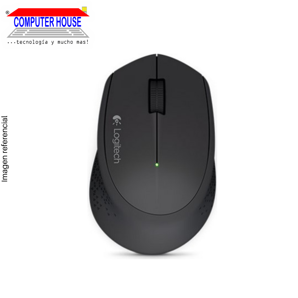 LOGITECH M280 Wireless Mouse, Black, USB Receiver.