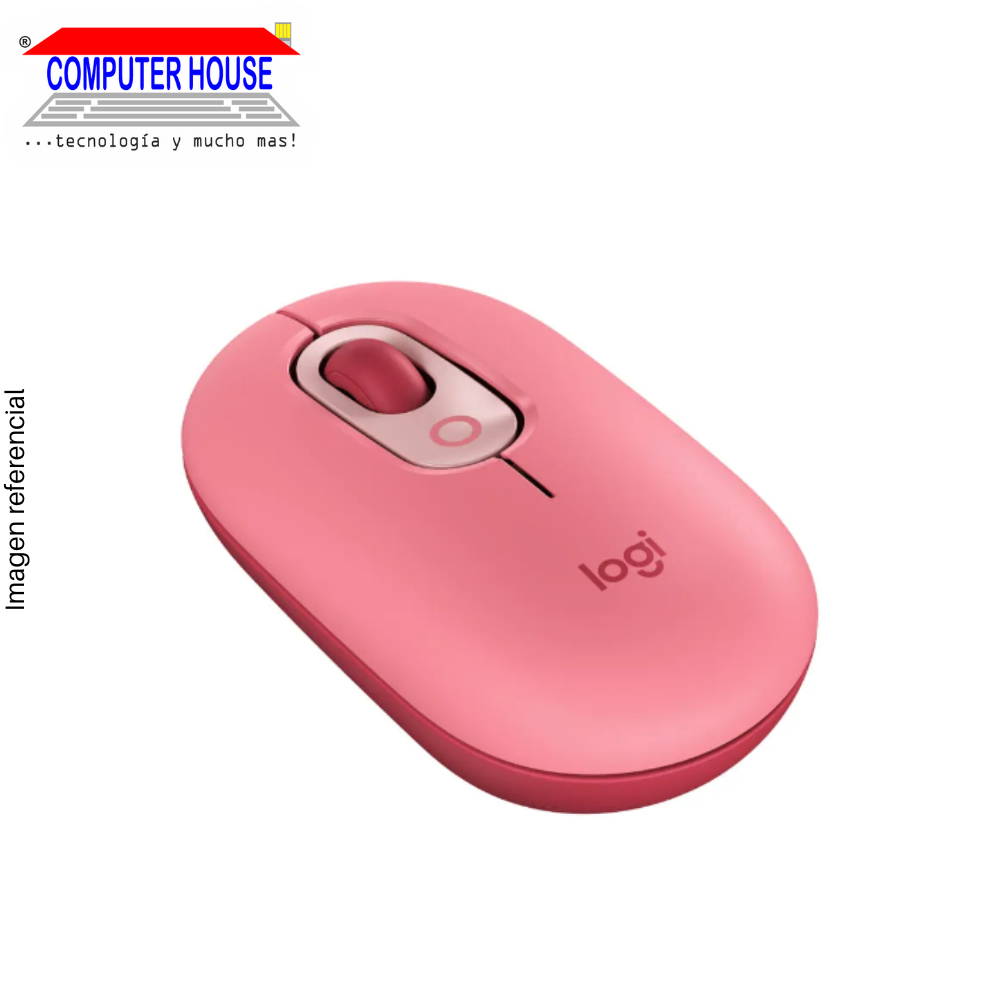 LOGITECH PoP Wireless Mouse, Heartbreaker, Bluetooth Connection.