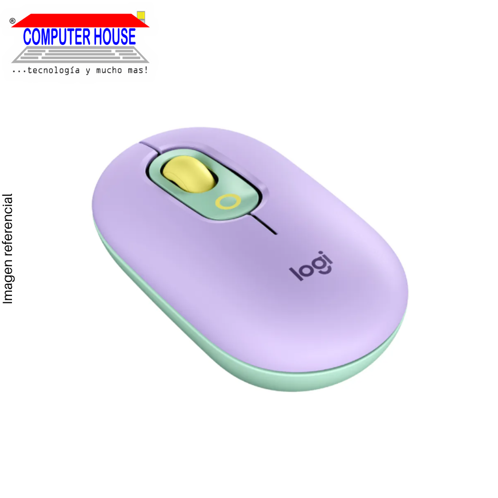 Mouse Inalámbrico LOGITECH PoP, Daydream, Conexión Bluetooth.