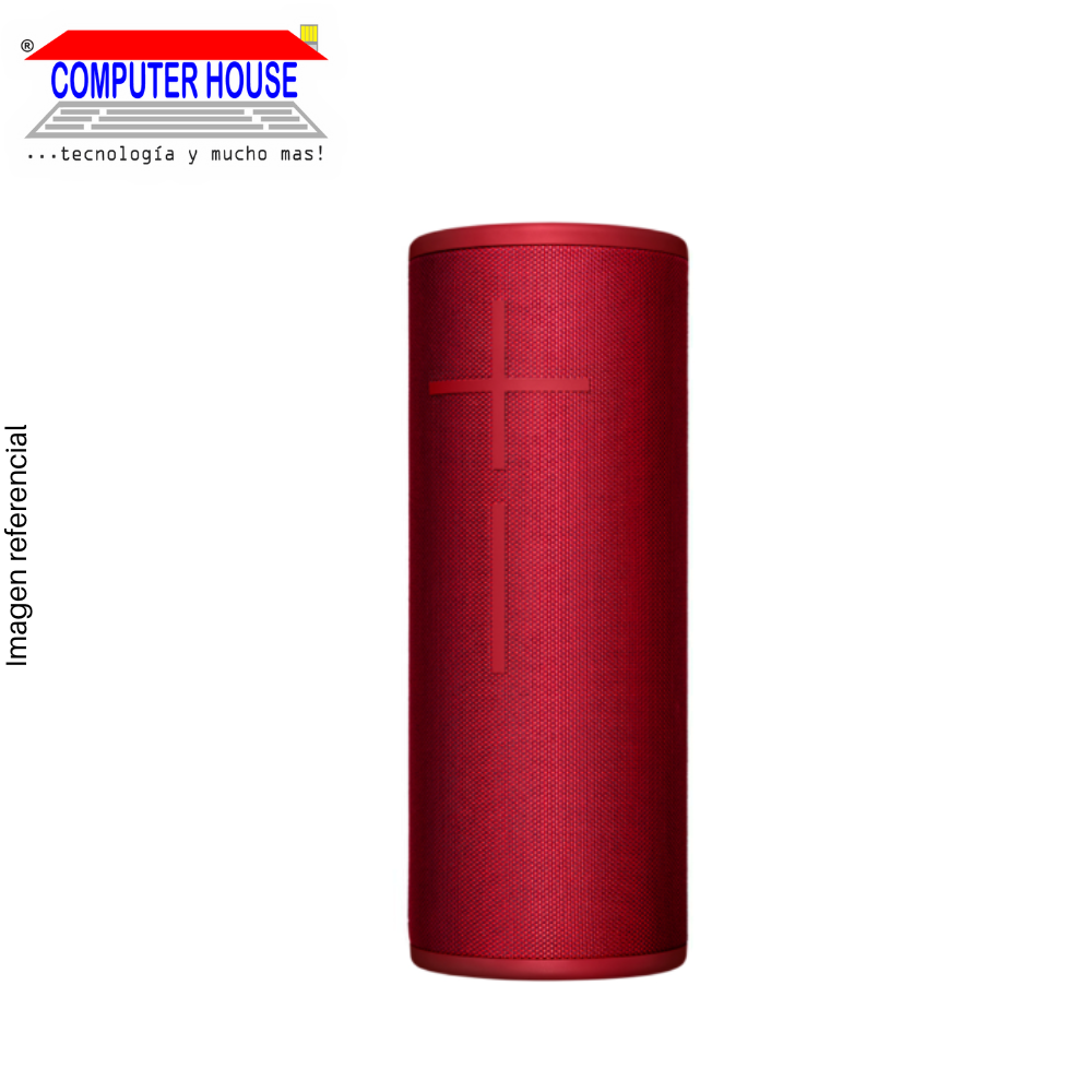 Parlante Inalámbrico ULTIMATE EARS by Logitech MegaBoom Sun Red (984-001394)