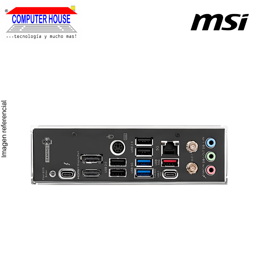 MSI Z890 GAMING PLUS WIFI Motherboard, DDR5, ATX, LGA1851 Socket, Supports 14th, 13th and 12th Generation Intel Processors. 