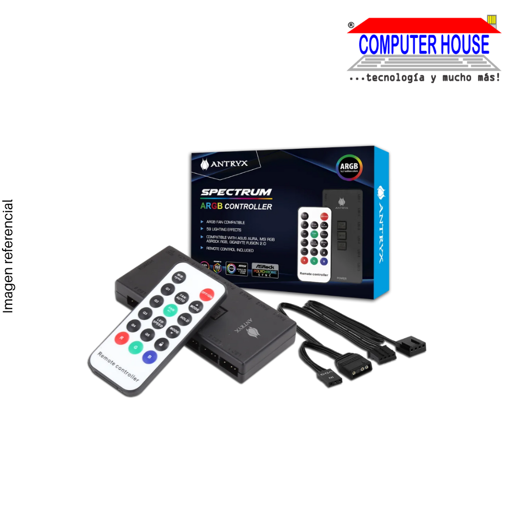 ANTRYX SPECTRUM ARGB CONTROLLER W/REMOTE (AAC-6PRC) 