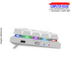 Teclado mecanico inalambrico ANTRYX MK825 TRIX WHITE, BLUE SWITCH, WIFI, BT, CABLE(AMK-825TXWBL-SP)