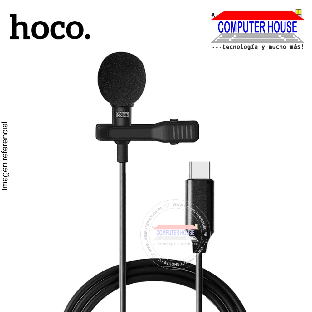 HOCO L14 Lavalier Microphone, 360° Portable, 2M.