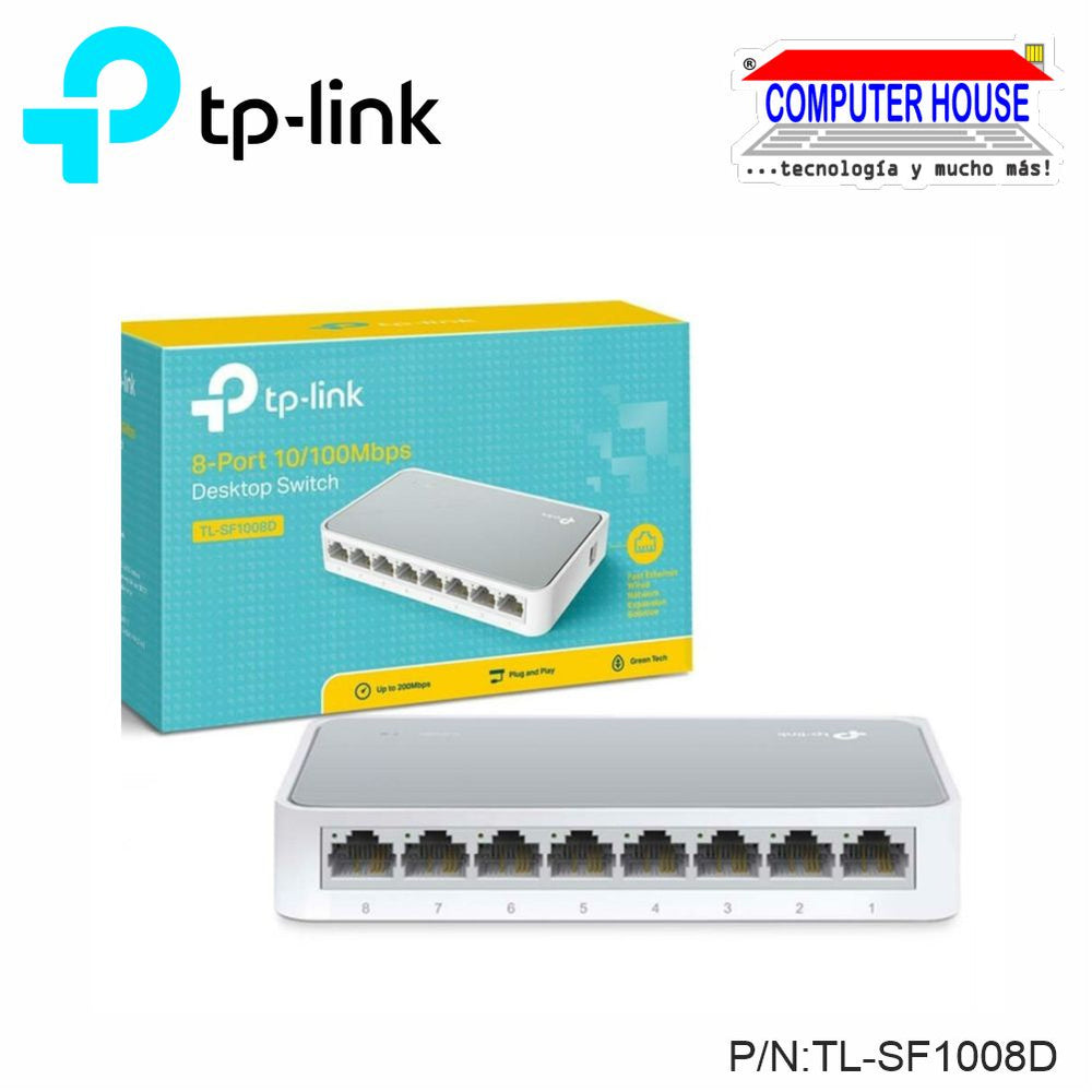 Switch TP-LINK SG1008D con 8 Puertos Gigabit, oferta LOi.