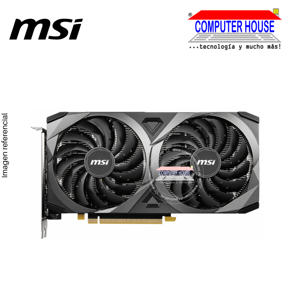 MSI RTX3060 12GB Video Card, GDDR6, Ventus 2X OC, Nvidia GeForce, 3xDisplayPort/1xHDMI, 192-Bits.