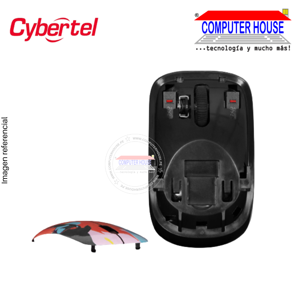 CYBERTEL Mouse inalámbrico M315 Polyane conexión USB.
