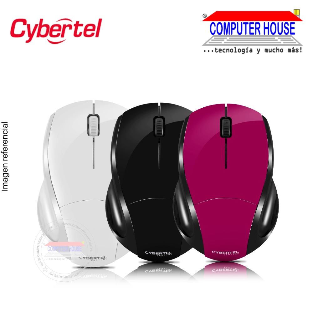 CYBERTEL Mouse inalámbrico CENTURY M304 conexión USB.