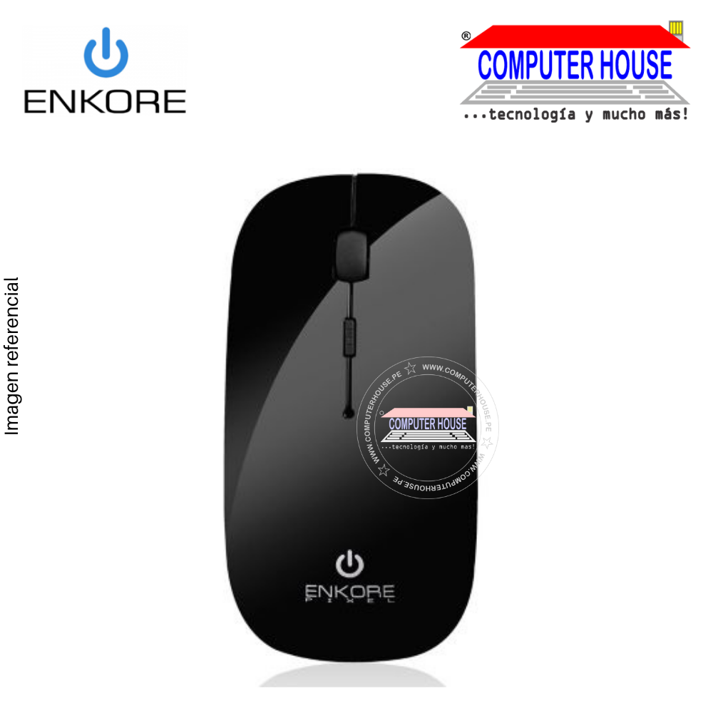 ENKORE Mouse inalámbrico EKM 108WL Pixel conexión USB.