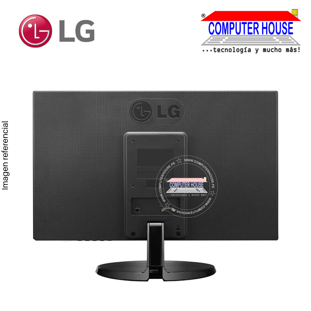 LG Monitor 19" 19M38H-B, 1366x768,  Flat, VGA, HDMI.