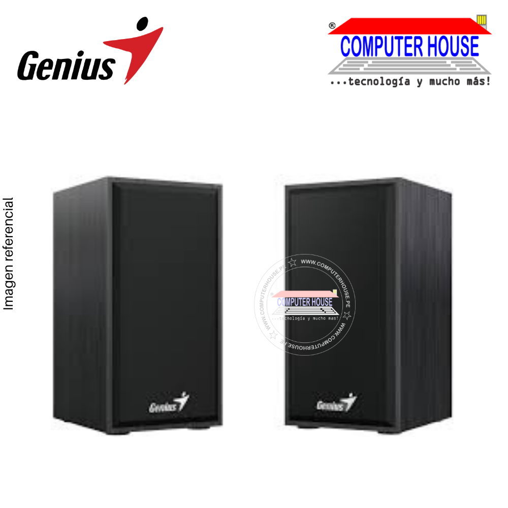 Speakers 2.0 GENIUS HF180, 6W. USB + 3.5mm (31730029401) 