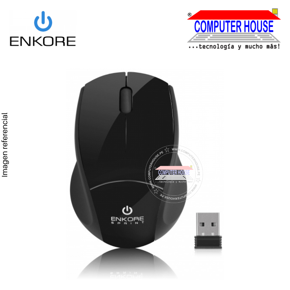 ENKORE Mouse inalámbrico EKM 200 Sprint conexión USB.