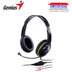 Audífono alámbrico GENIUS HS-400A Street Style con micrófono salida 1 jack audio + 1 jack micrófono