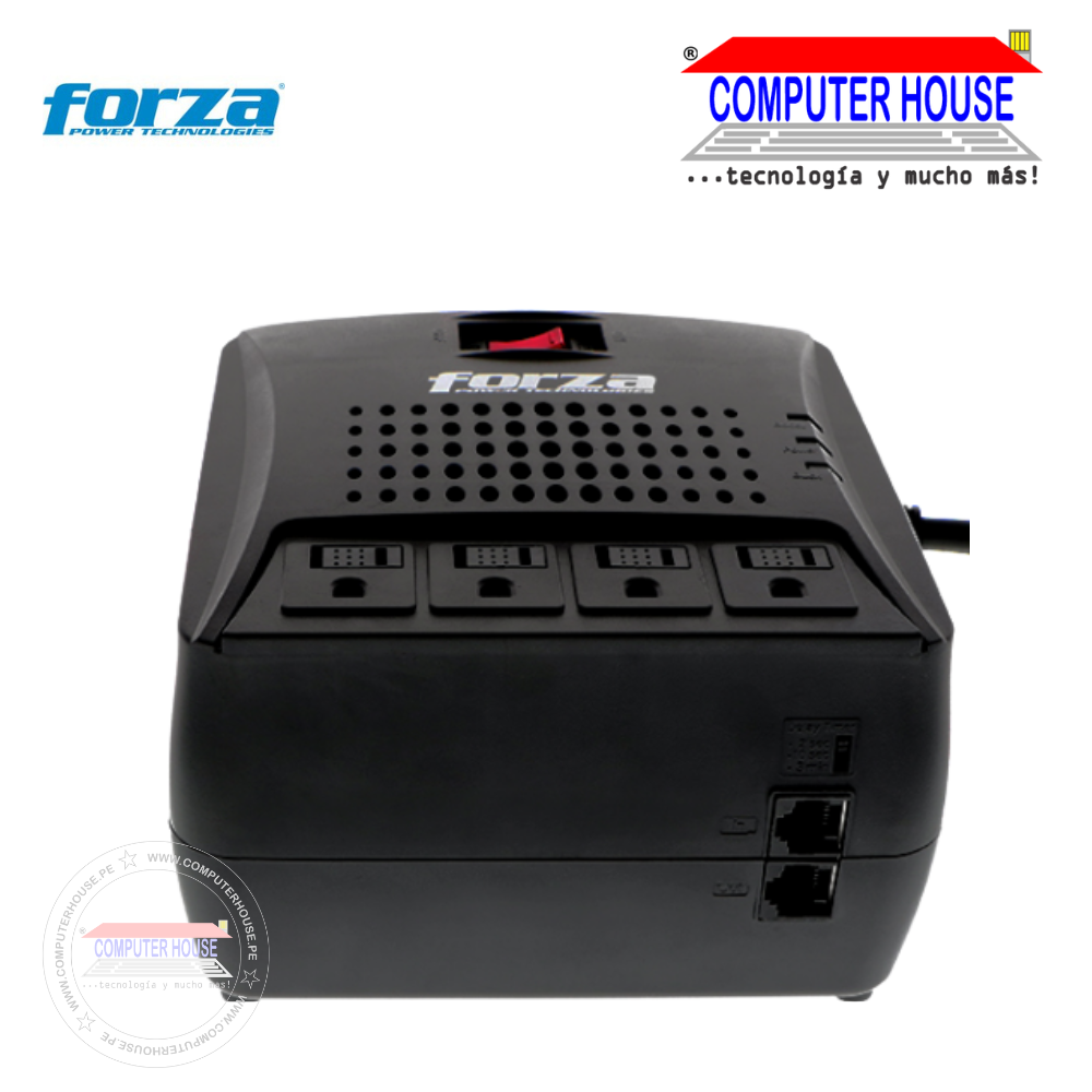 FORZA 3000VA 1500W stabilizer, 4 out, RJ45-220V, FVR-3002. 