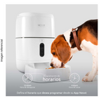 NEXXT SMART PET FOOD DISPENSER, schedules food time, diet, monitoring and speaking through the device. (NHA-P610) 