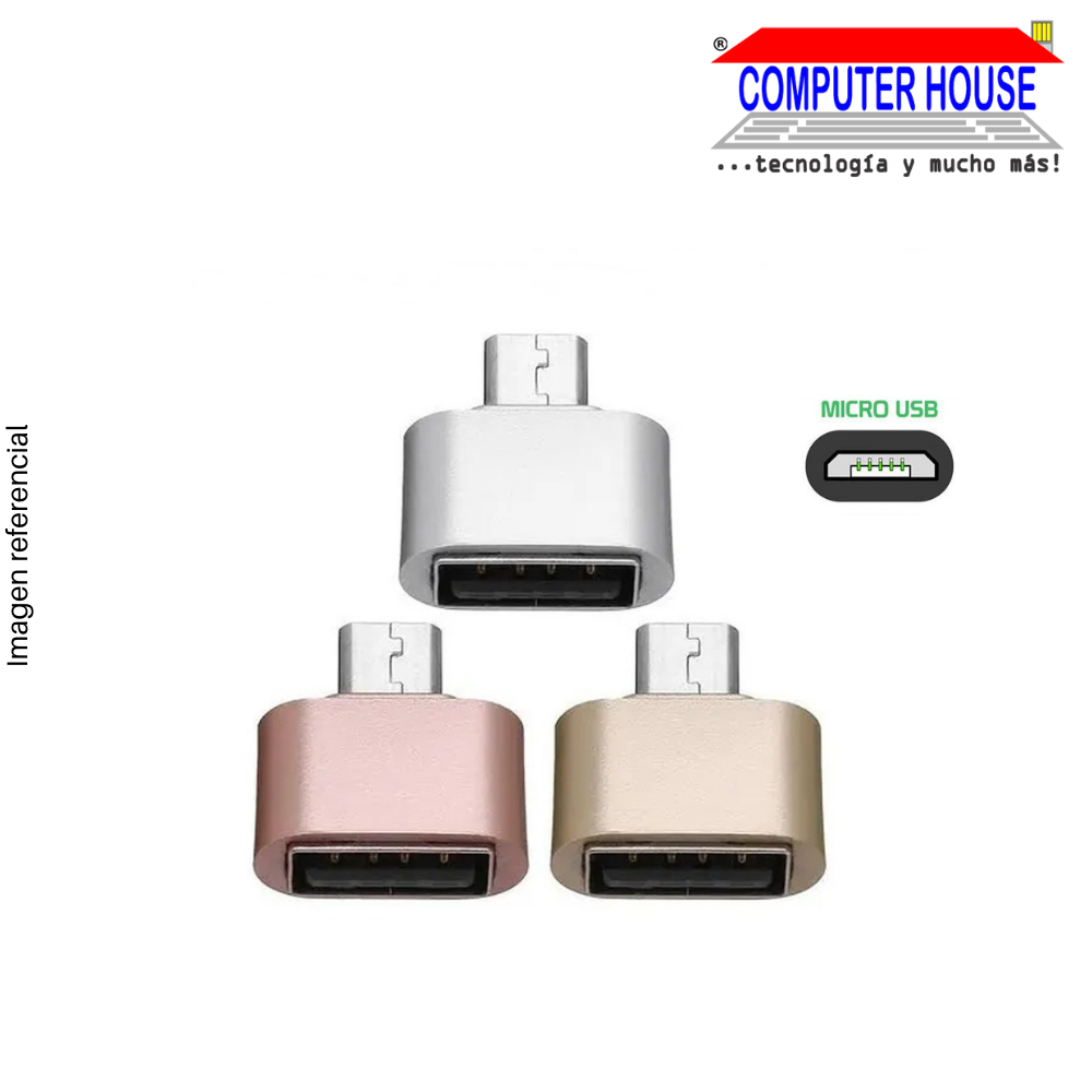 Adaptador OTG USB 2.0 a Micro USB(V8)