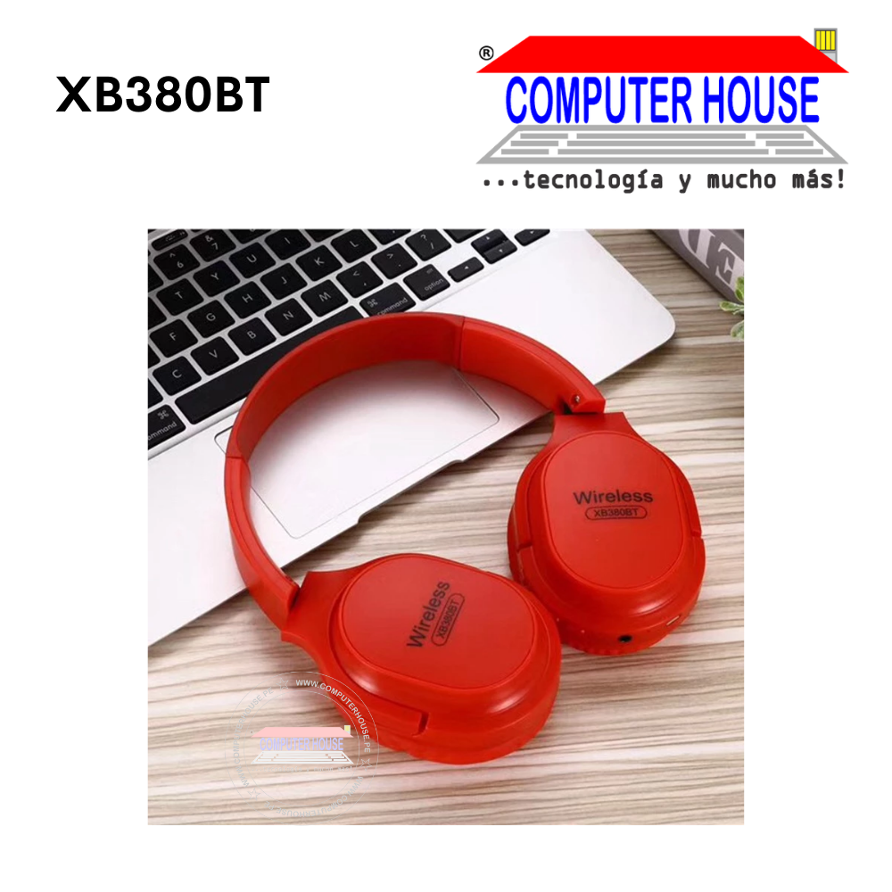 Audífono Inalámbrico Bluetooth XB380BT Sports, Colores.