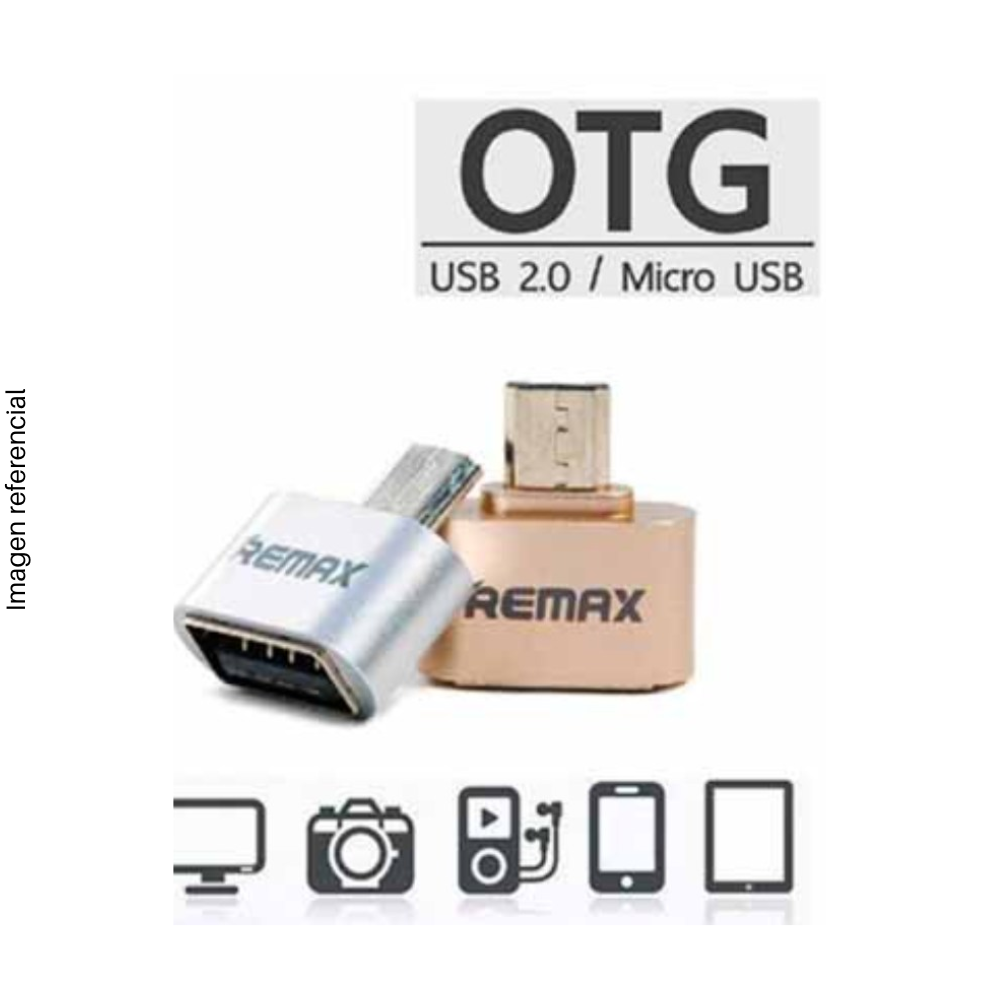 Adaptador OTG REMAX RA-OTG  USB 2.0 a Micro USB