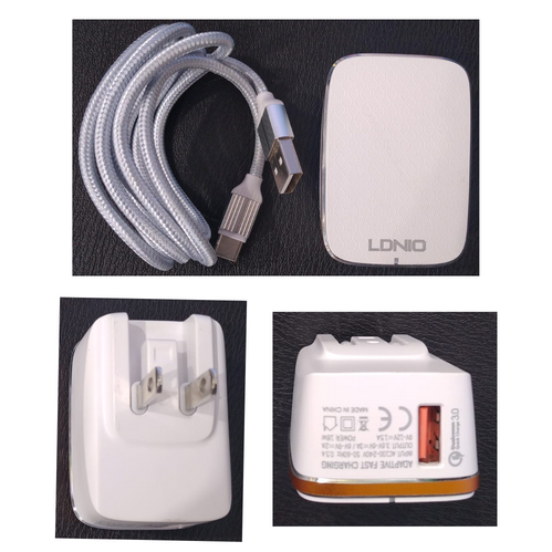 Cargador LDNIO USB a TYPE-C A1204Q 18W