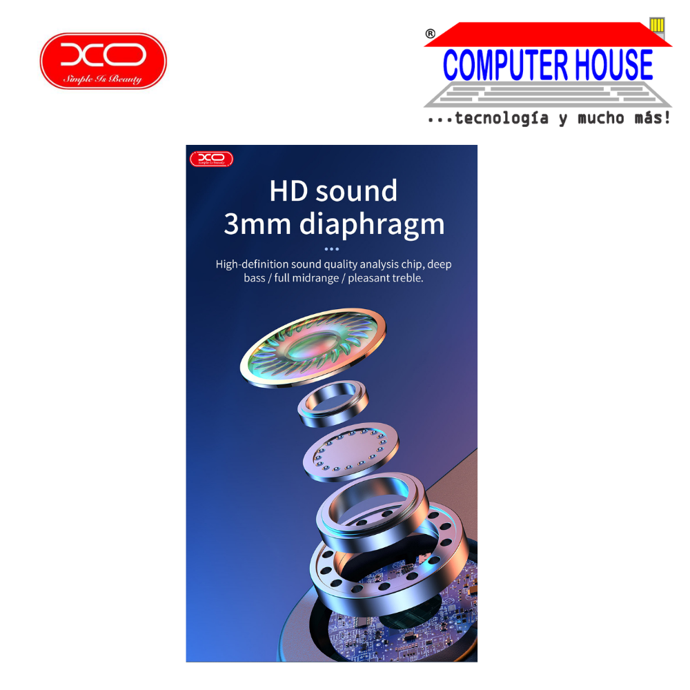 BLUETOOTH XO BS28 headphones, sports.