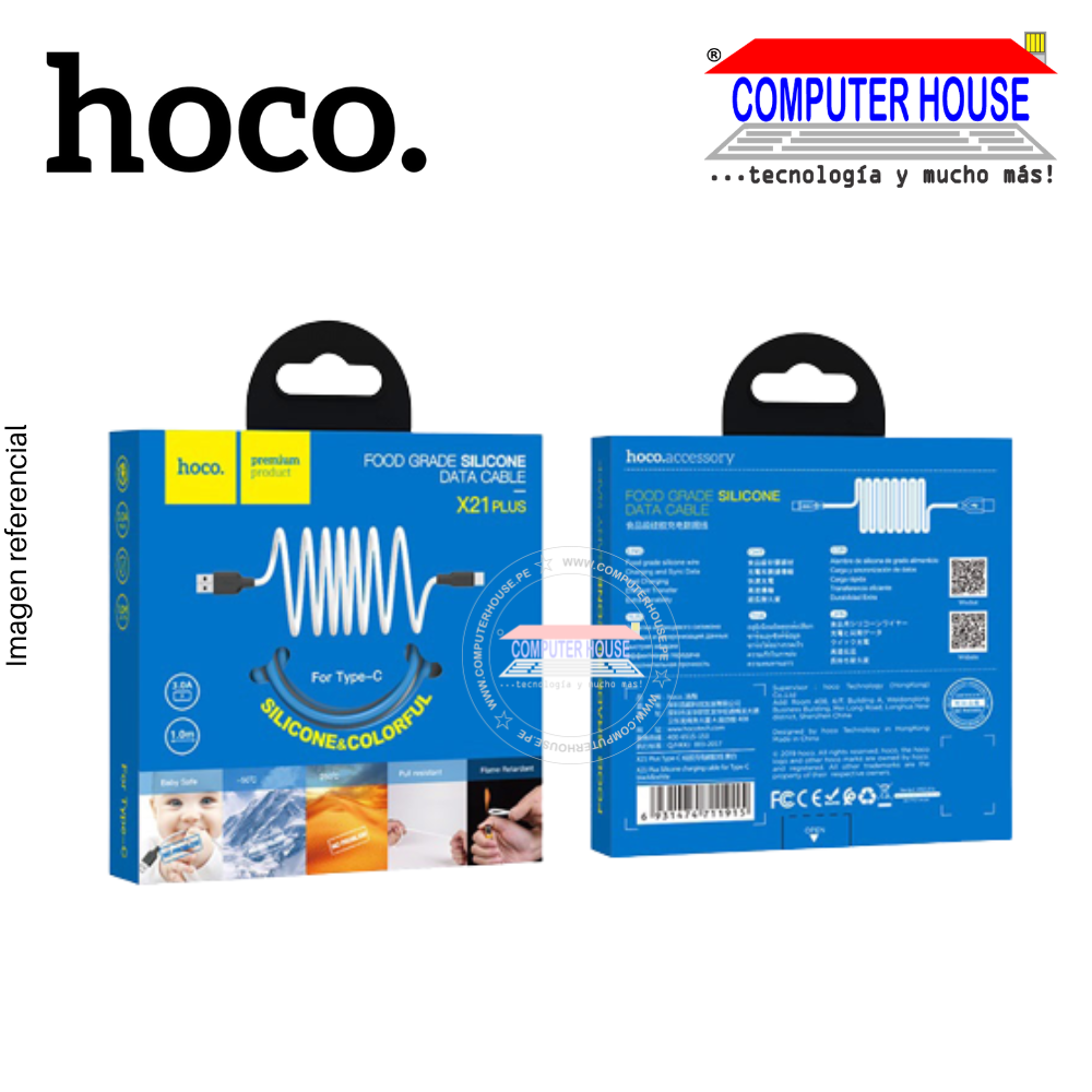 Cable HOCO USB a TYPE-C  X21 PLUS