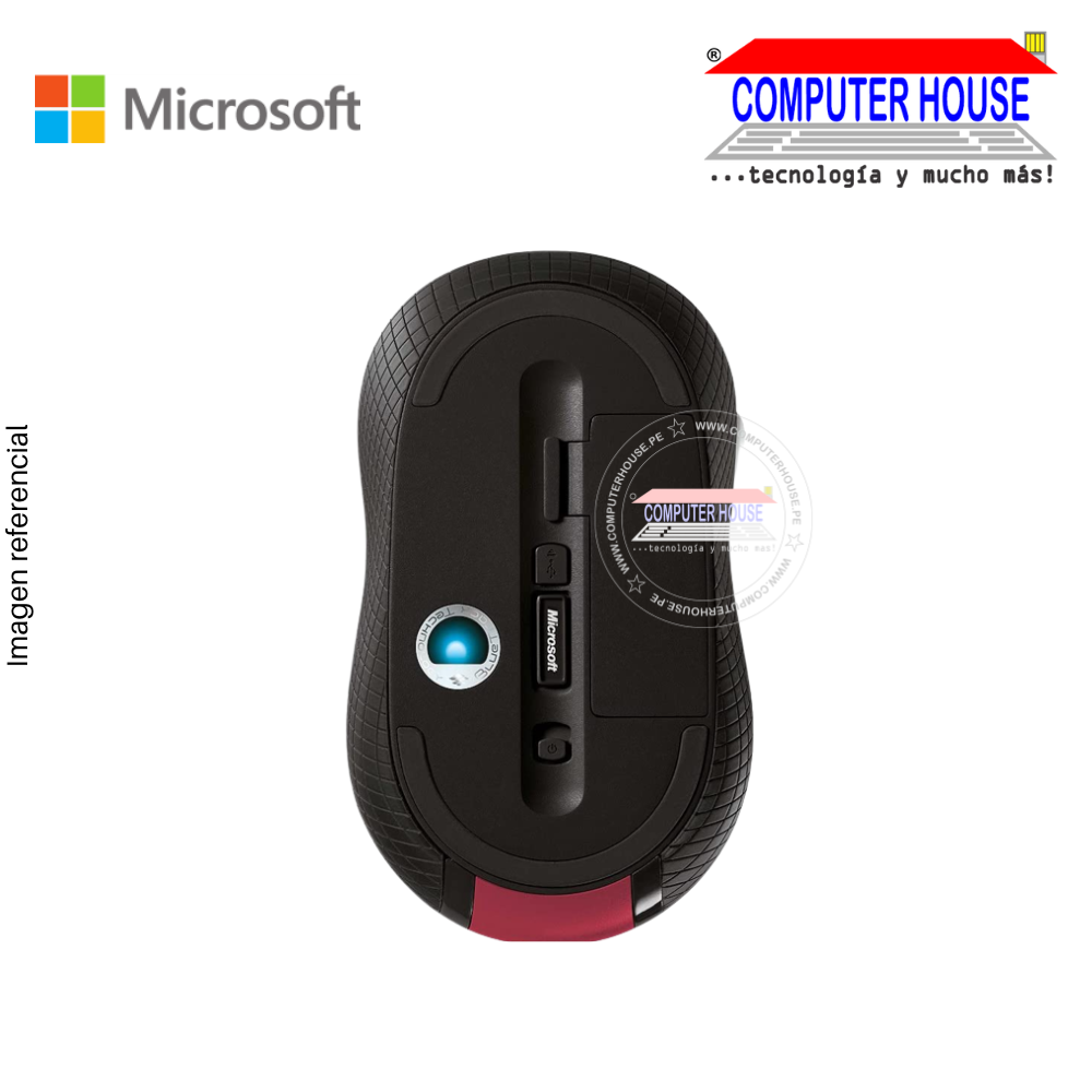 Mouse Inalámbrico MICROSOFT Mobile  4000, Receptor USB.