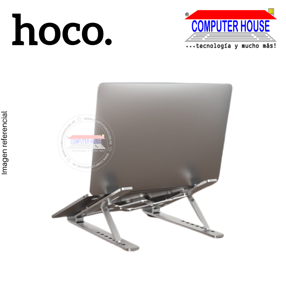 Soporte HOCO para portatil Aluminio de 7 niveles.