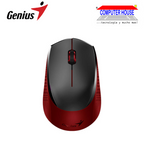 GENIUS NX-8000S Wireless Mouse, Blueeye, Silent Red, USB Receiver.