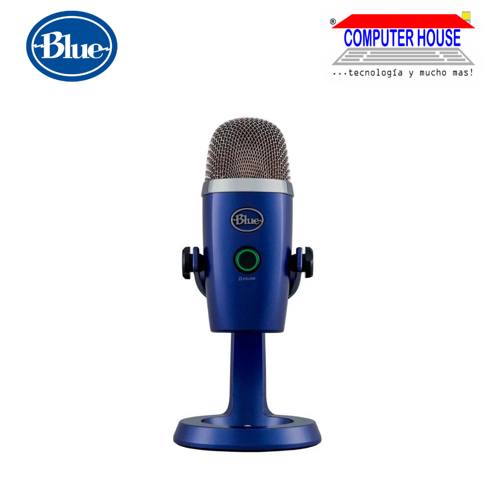 Micrófono BLUE by Logitech YETI Nano USB Streaming modo Cardioide, Omnidireccional blue (988-000089)