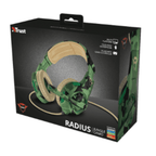 Audífono alámbrico TRUST Radius GXT310C, Jungle Camo, Jack 3.5mm, PC/Laptop.