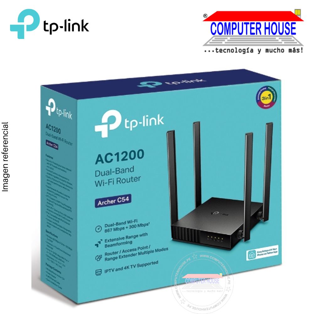 Router Inalámbrico TP-LINK Archer C54 AC1200 Dual-Band Wi-Fi