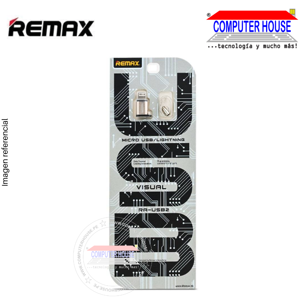 Adaptador OTG REMAX RA-USB2 Micro USB a Lightning