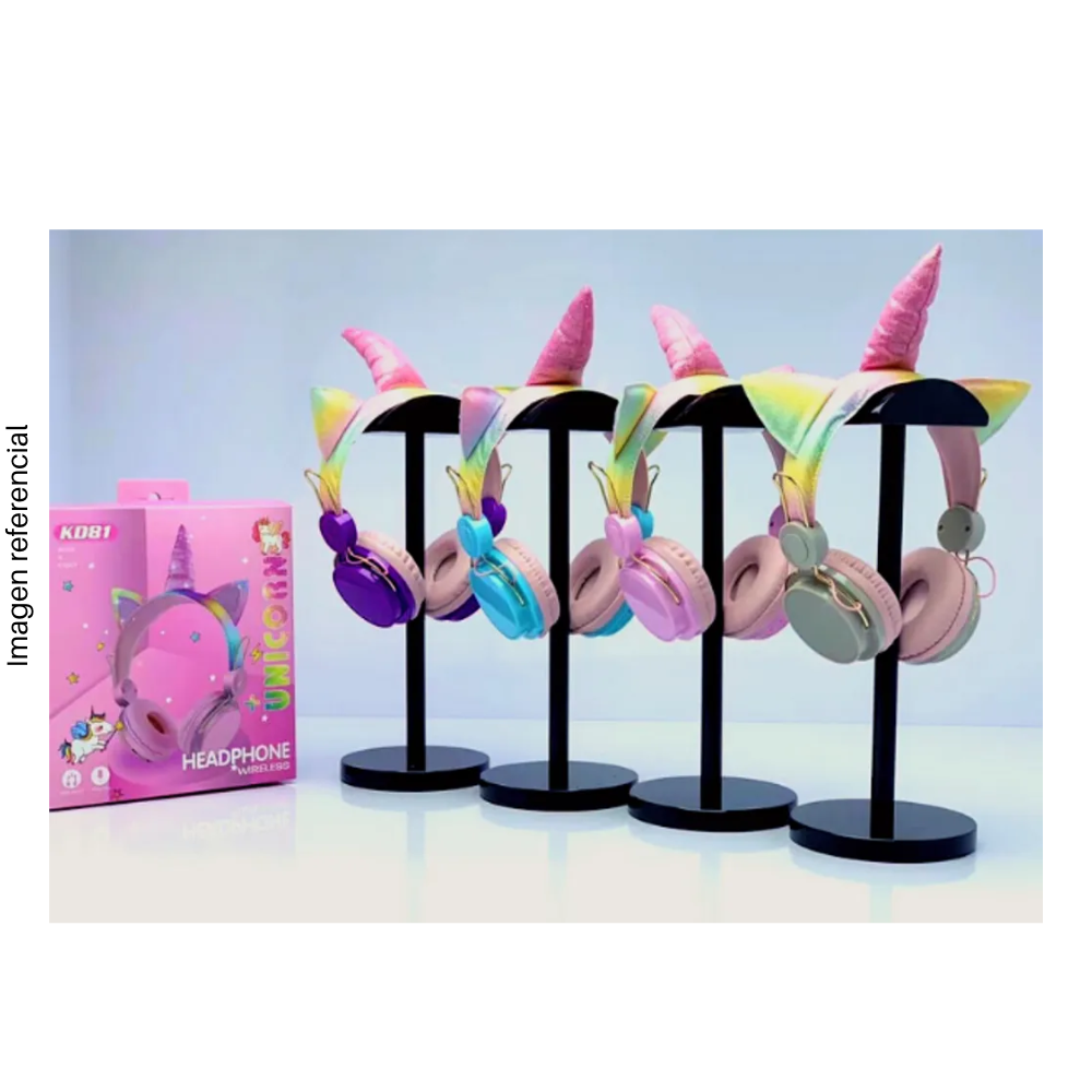 KD81 Unicorn Headband Bluetooth Wireless Headphones with Microphone - Colors