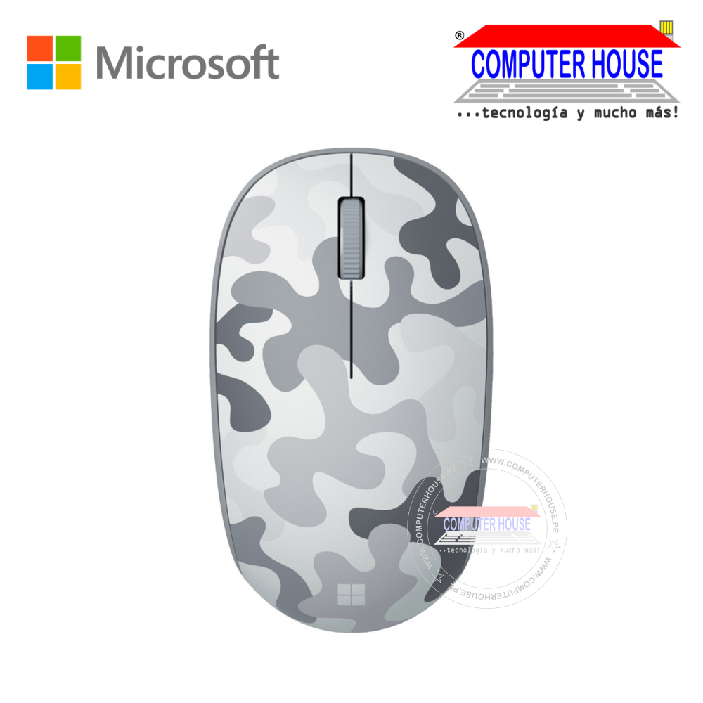 MICROSOFT Mouse inalámbrico Arctic Camo Special Edition conexión USB.