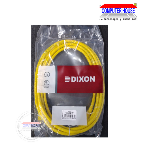 Cable de Red DIXON UTP 6 3MTS Amarillo